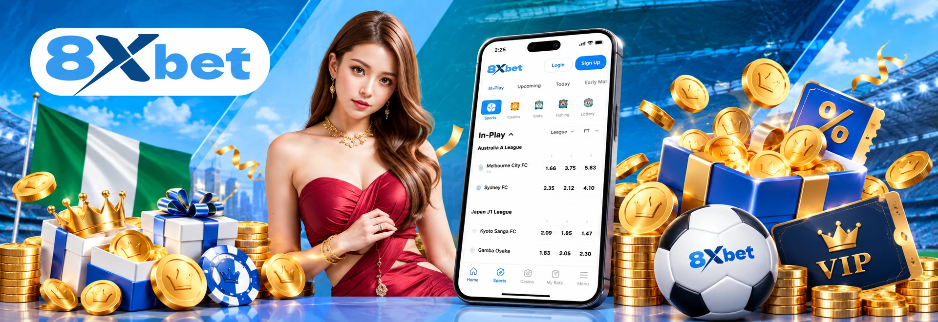 8xbet Bonus Nigeria – Welcome Bonuses & Promotions